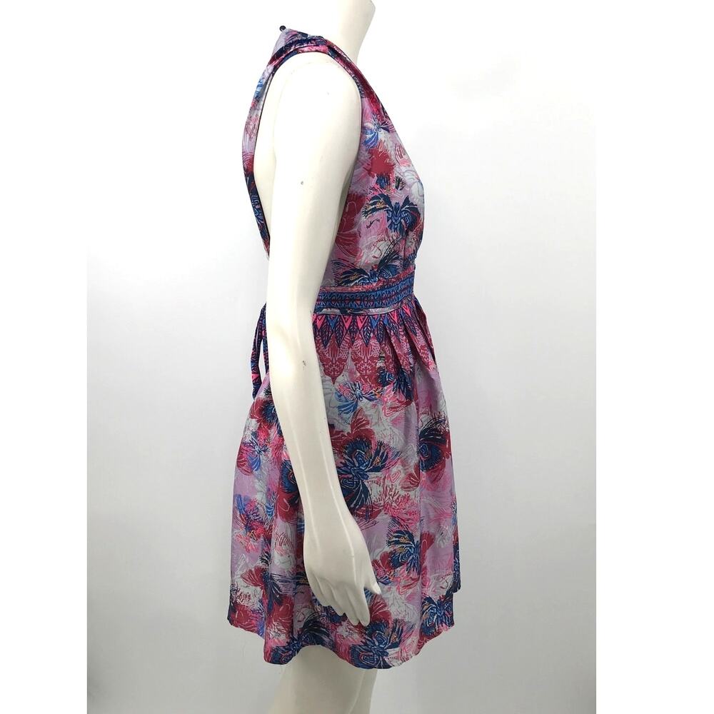 Free People Purple Combo Daydreamin Halter Mini Dress M - Picture 4 of 13